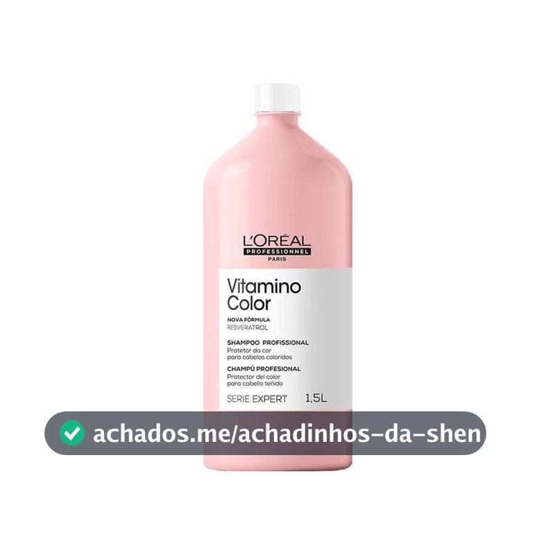 Shampoo loreal vitamino color loreal 1500 ml - LOREAL PROFESSIONNEL - Shampoo Profissional - Magazine Sacafarelli