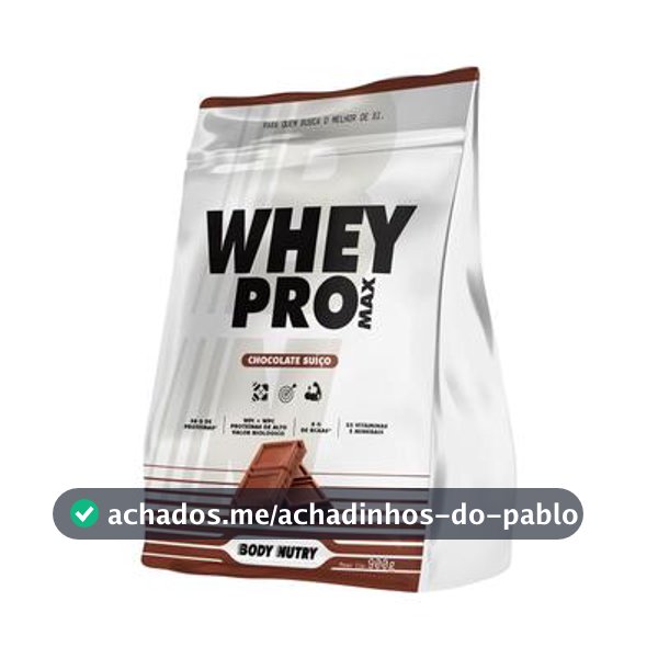 Whey Pro Protein 900g Isolado e Concentrado WPI + WPC 36 g de proteínas 8g BCAAs  Body Nutry - Whey Protein