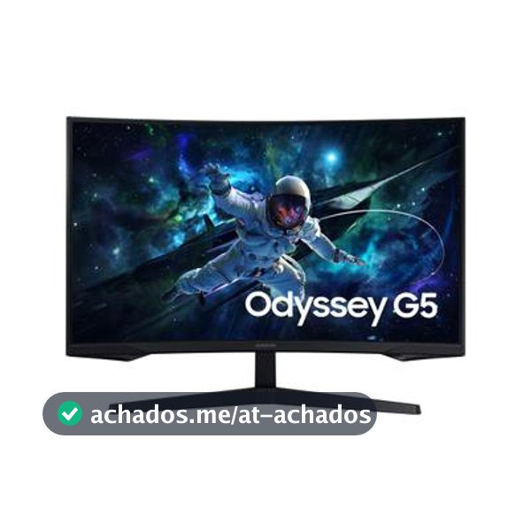 Monitor Gamer Samsung Odyssey G5 32'', QHD, 165Hz, 1ms, Freesync, HDMI, DP