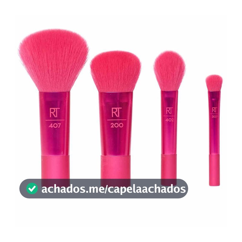 Kit Mini Pincéis Real Techniques + Época Cosméticos - Essentials Brush