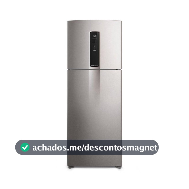 Geladeira/Refrigerador Electrolux Frost Free Inverter 480L Efficient com AutoSense SmartBivolt Duplex Inox Look IT70S