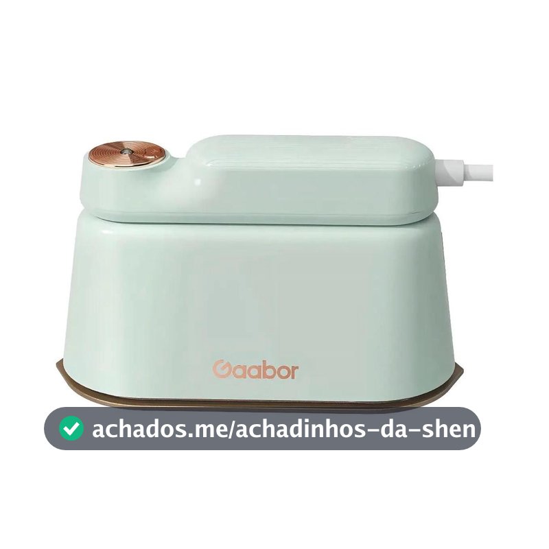 Ferro A Vapor Pocket Portátil Gaabor Vapor Spray Verde