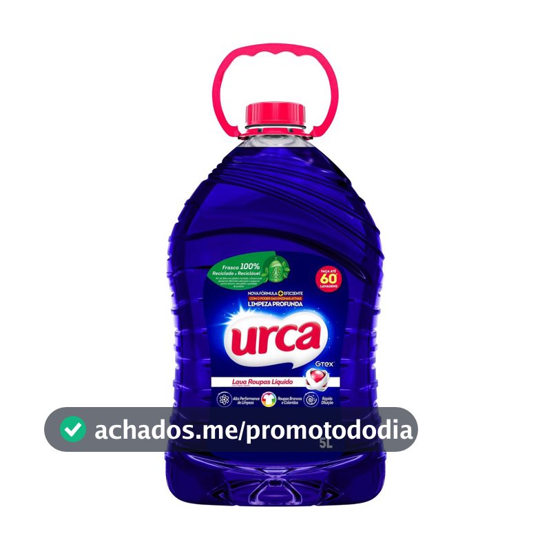Lava Roupas Liquido Urca Azul 5l