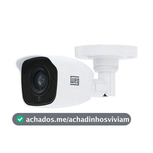 Câmera Segurança Analógica Ip Bullet Weg Wcam Branco HD720P - Câmera de Segurança Analógica - Magazine Achadoshardware