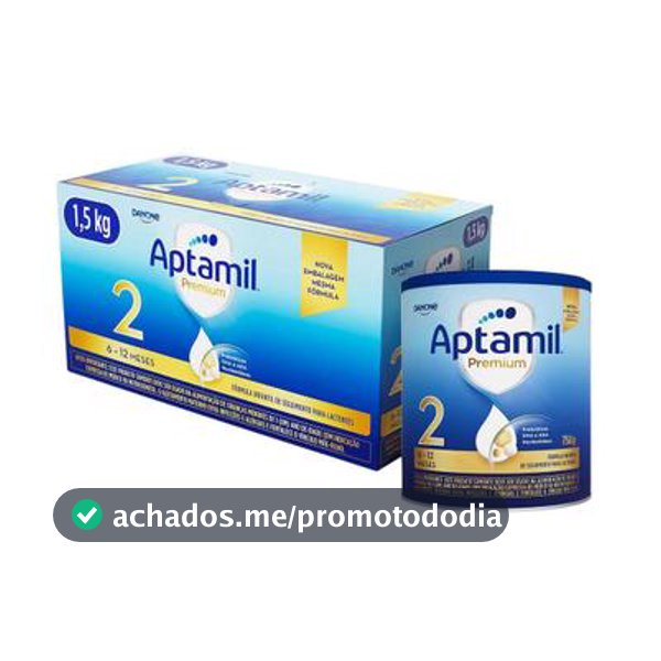 Fórmula Infantil Aptabox Premium 2 Sabor Original Aptamil 750g Cada 2 Unidades