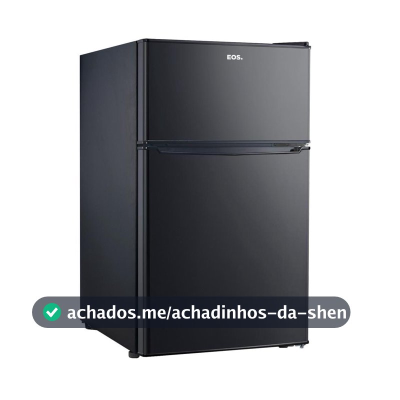 Frigobar Duplex EOS EFB140D 88 Litros Preto 110V