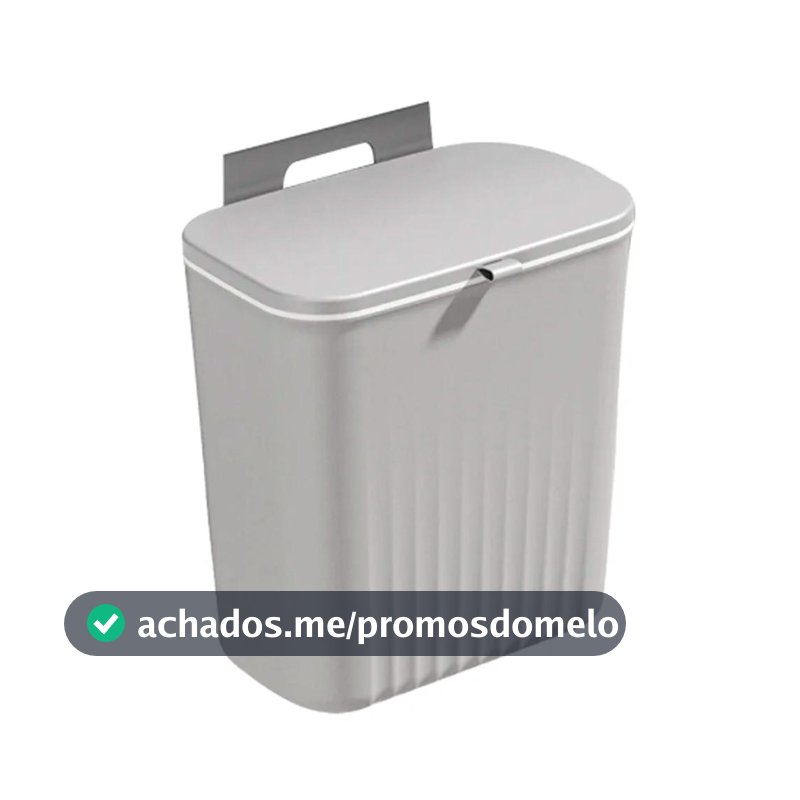 Lixeira Com Suporte Para Suspenser Tampa Inteligente Higiênica - Fwb - Lixeira Inteligente - Magazine Sacafarelli