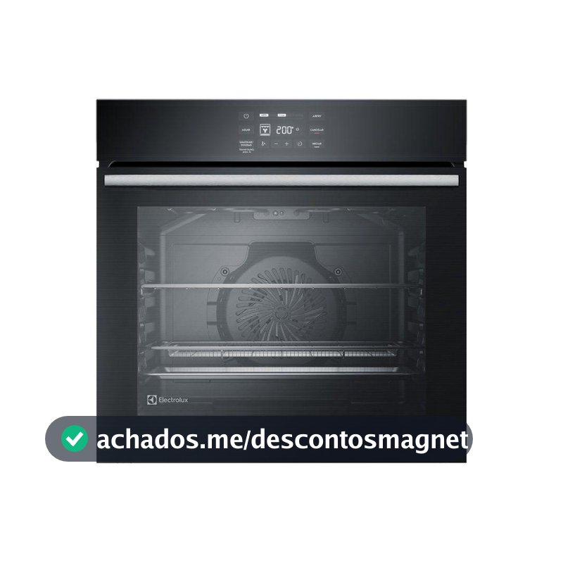 Forno Elétrico de Embutir Electrolux Experience com 80 Litros de Capacidade, Grill e Painel Touch Preto - OE8EA - Forno Elétrico - Magazine Loucops