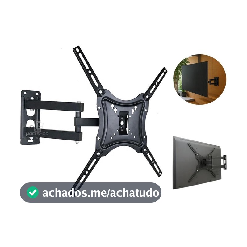 Suporte Para Tv Tri Articulado Lcd Led Plasma 14 a 55 Samsung LG Philco Tcl 32 42 43 50 55 Polegadas - YEPP - Suporte para TV Articulado - Magazine In_2936609