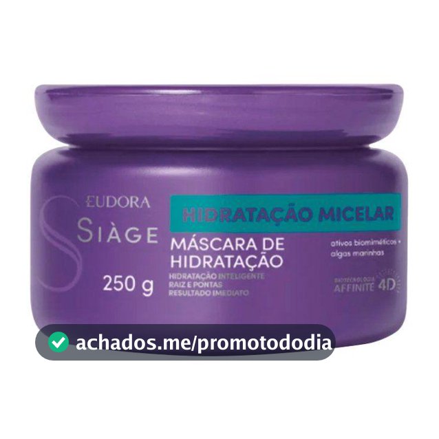 Máscara Capilar Siàge Hidratação Micelar 250g