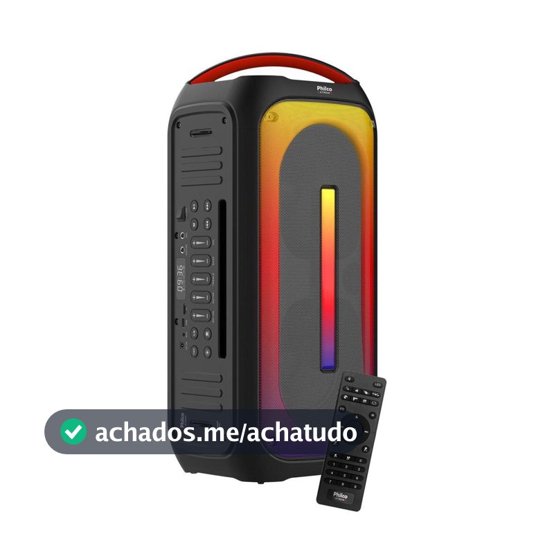 Caixa de Som Philco Extreme Ex Bass 650W PCX6700 Preto Bivolt