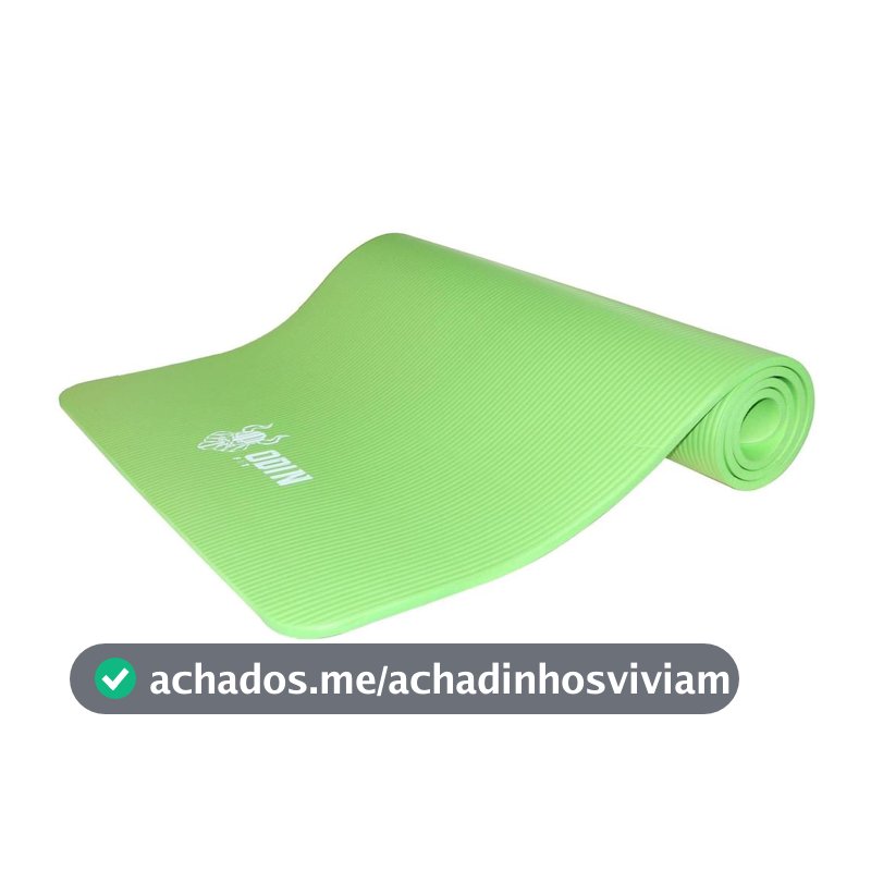 Tapete de Yoga 10mm mat pilates exercício Ioga NBR Odin Fit - Tapete para Yoga e Pilates - Magazine Sacafarelli