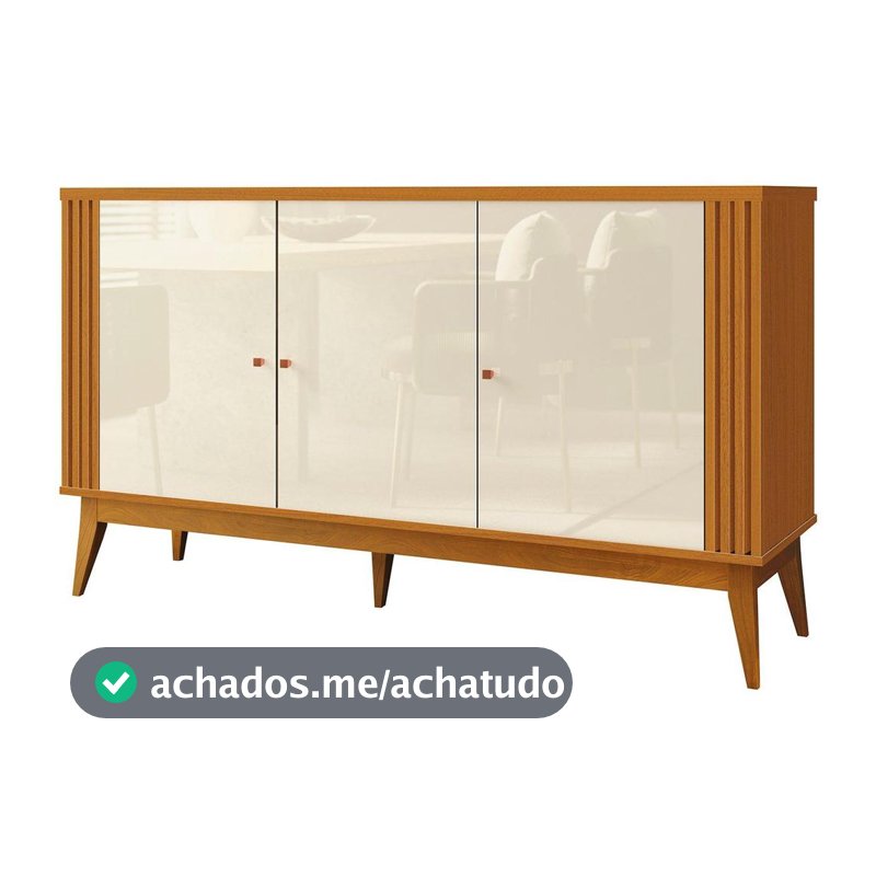 Buffet 3 Portas 1 Gaveta EDN Móveis Argo - Buffet e Balcão para Sala de Jantar