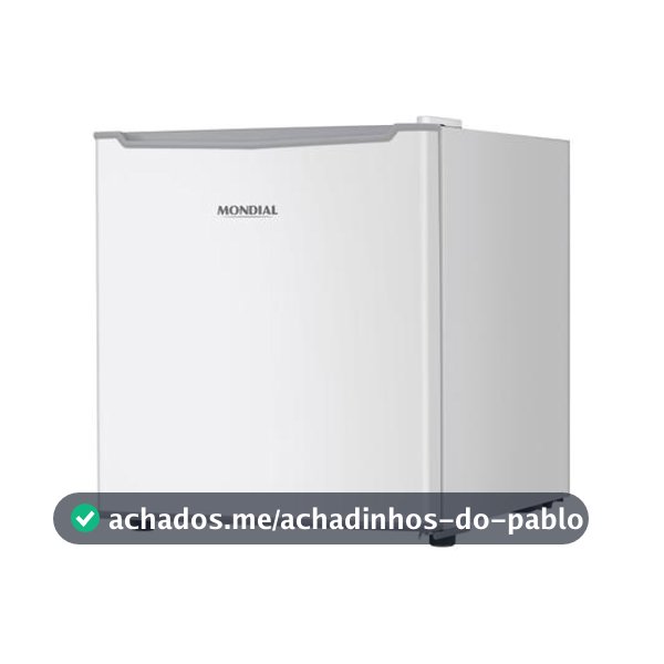 Frigobar Mondial 46L Branco e Cinza FGB-01-W50