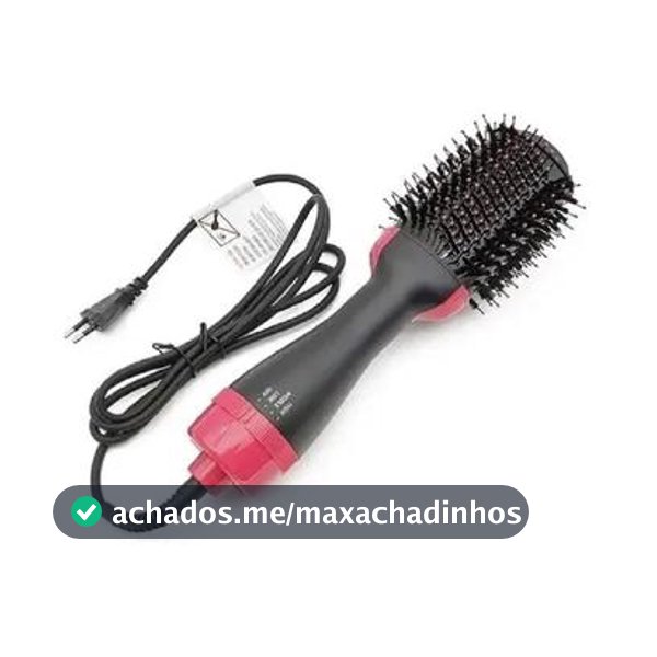 Escova Secadora Secador Profissional Seca Alisa E Modela Cabelo - New - Escova Secadora