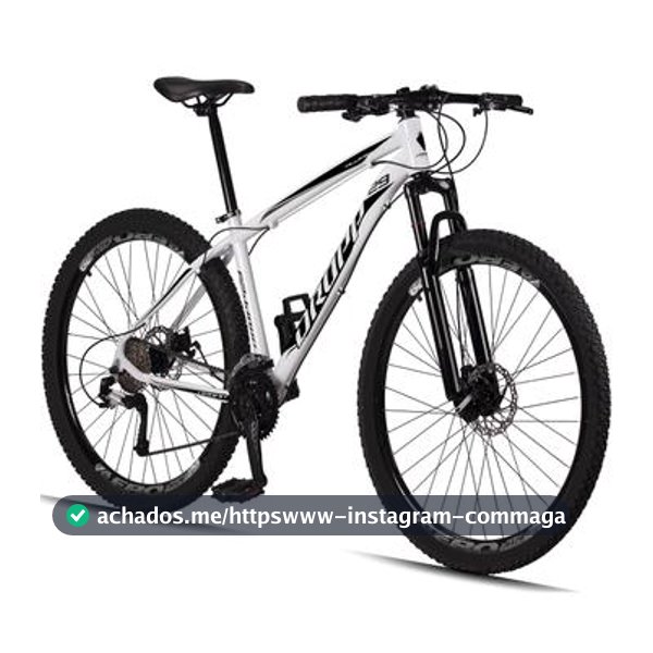 Bicicleta aro 29 Dropp Alumínio 21 Vel Marchas Freios a Disco Aluminum MTB XLT Suspensão