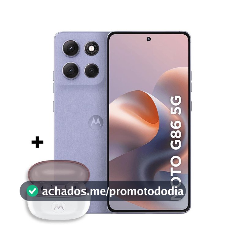 Kit Smartphone Motorola Moto g86 512 GB + Moto Buds 2 - Moto G86