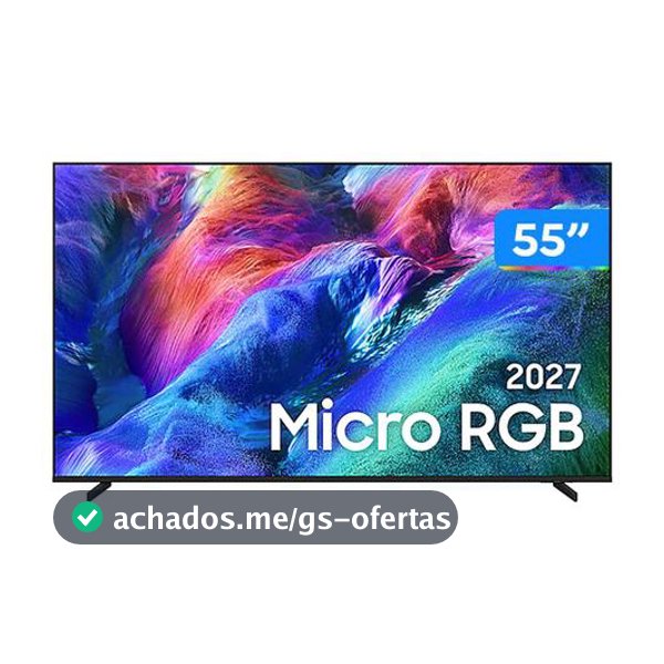 Smart TV 55" Samsung 4K UHD Micro RGB R85H MRN55R85HAGXZD 2027