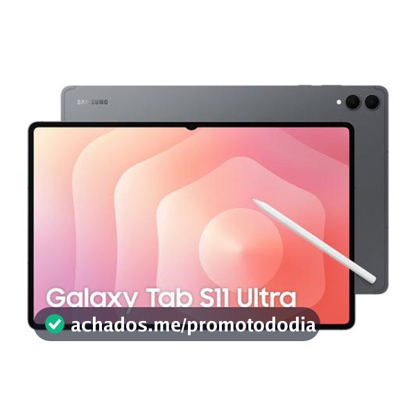 Tablet Samsung Galaxy TAB S11 Ultra com Caneta  S Pen 12GB RAM 512GB 14,6" Android Dimensity 9400+ Wi-Fi