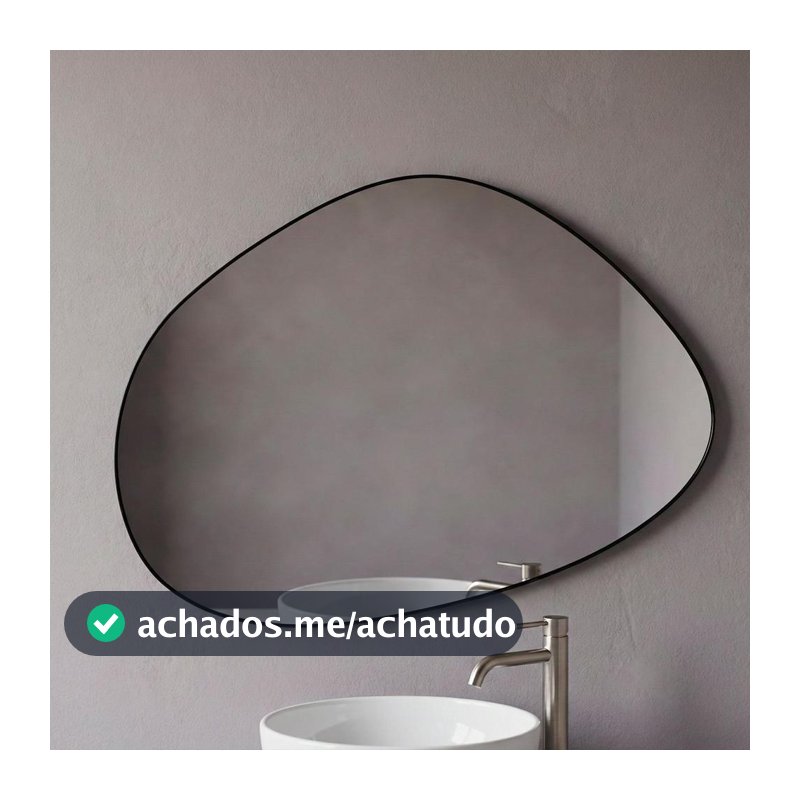 Espelho Orgânico Moderno Decoração Lavabo Banheiro 44x64cm