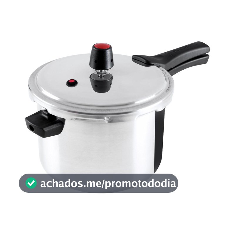 Panela de Pressão Panelux 4,5L Prata Fechamento Externo Magnific - Panela de Pressão