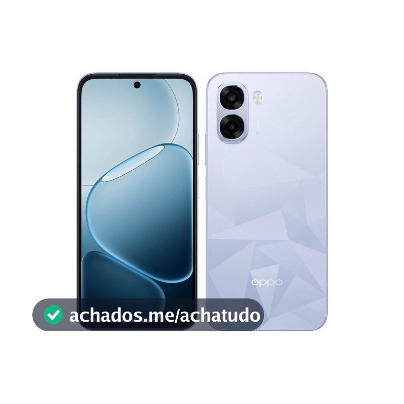 Smartphone OPPO A6k 256GB 4GB RAM+8GB RAM Boost Azul Cristal 6,75" Câmera Dupla 50MP + Selfie 5MP