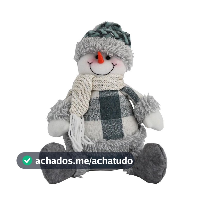 Papai Noel Sentado Enfeite De Natal Boneco Decorar Casa