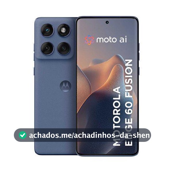 Smartphone Motorola Edge 60 Fusion 5G 256GB 16GB (8GB RAM+8GB Ram Boost) 50MP Sony AI Camera IP68 NFC