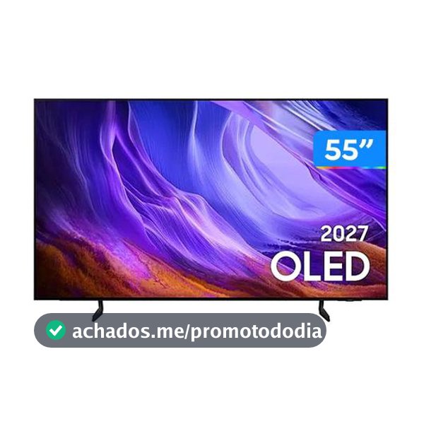 Smart TV 55" Samsung 4K UHD OLED S85H One UI Tizen QN55S85HAEXZD 2027