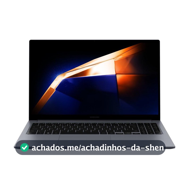 Notebook Samsung Galaxy Book4 NP750XGK-LG3BR Intel Core 5 8GB RAM 512GB SSD 15,6" Full HD Windows 11