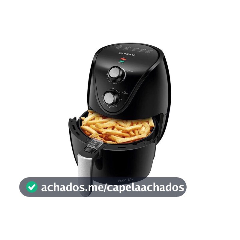 Air Fryer Mondial New Pratic AF-31 Preta 3,5L com Timer