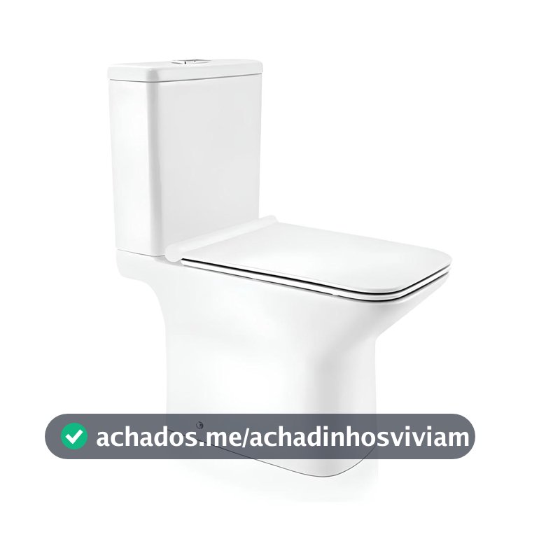 Vaso Sanitário Kit Stillo Bacia Caixa Acoplada Assento Branco Docol - Vaso Sanitário