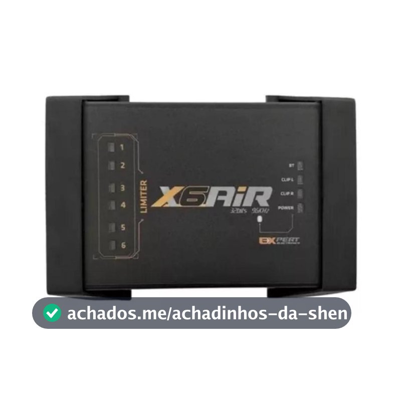 Expert X6 Air Processor De 6 Canais Controlado Pelo Celular - Impressora 3D - Magazine Sacafarelli