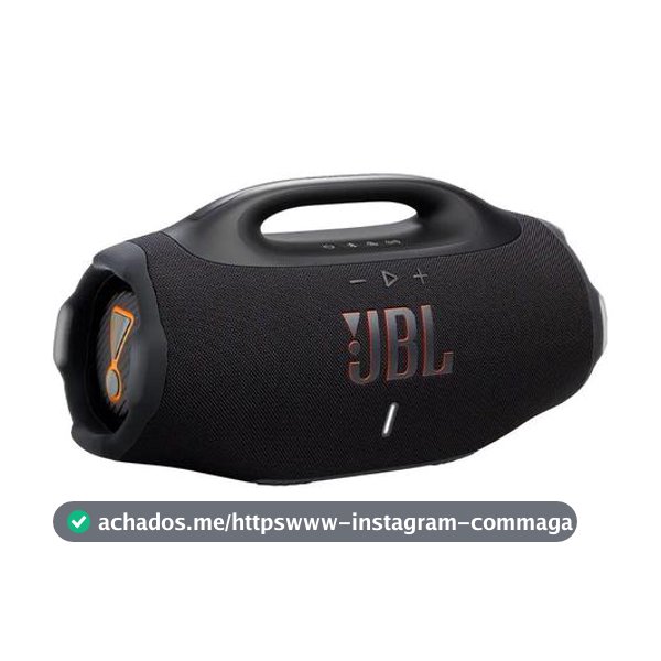 Caixa de Som JBL Boombox 4 Bluetooth Amplificada Portátil à Prova de Água 210W USB-C