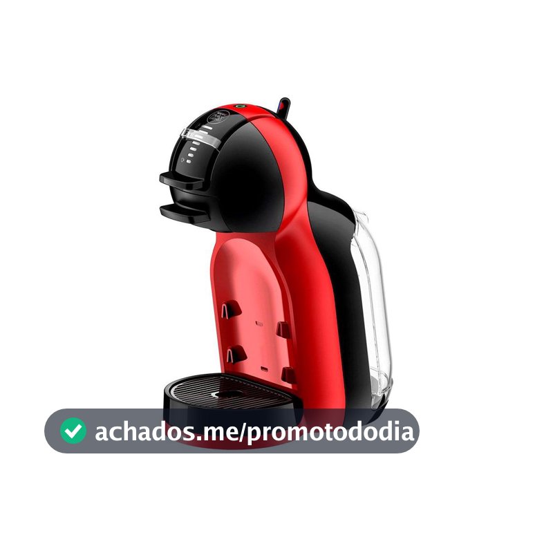 Cafeteira Nescafe Dolce Gusto Mini Me Vermelha e Preta Automática Cápsulas 110v