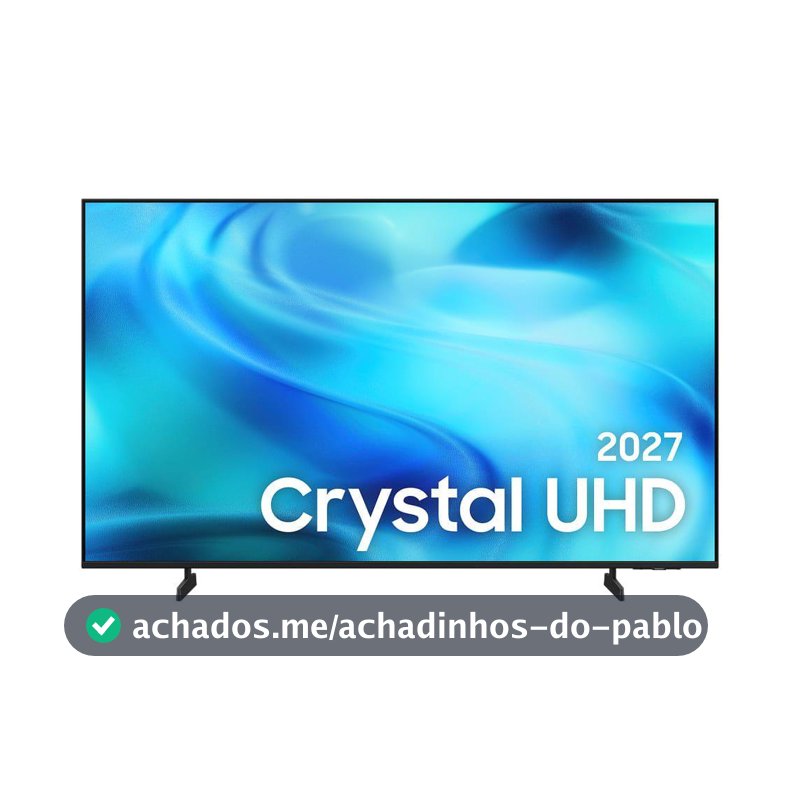Samsung Smart TV 50 Crystal UHD 4K U8000H 26/2027, Vision AI Companion, Modo Estádio, Xbox Cloud Gaming