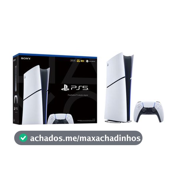 Console PlayStation 5 Slim Digital 825GB com controle Dualsense
