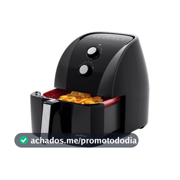 Air Fryer Britânia Redstone BFR50 Preto com Timer 5,5L