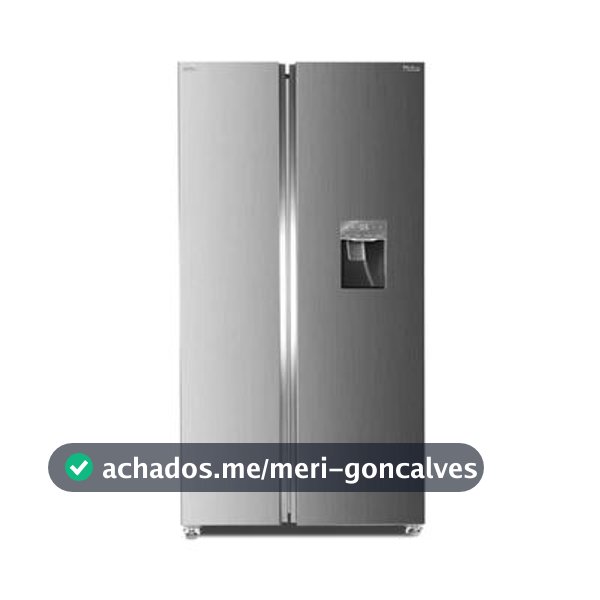 Refrigerador e geladeira 434l philco eco inverter side by side 220v