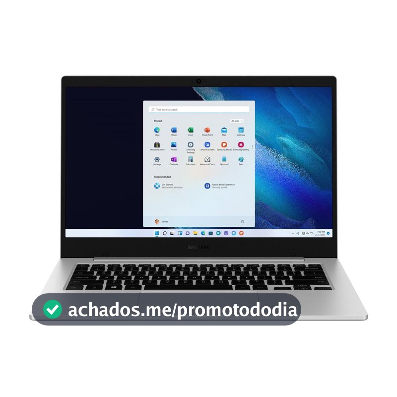 Notebook Samsung Galaxy Book Go, Windows 11 Home, Snapdragon - Notebook Samsung - Magazine Focanacompra