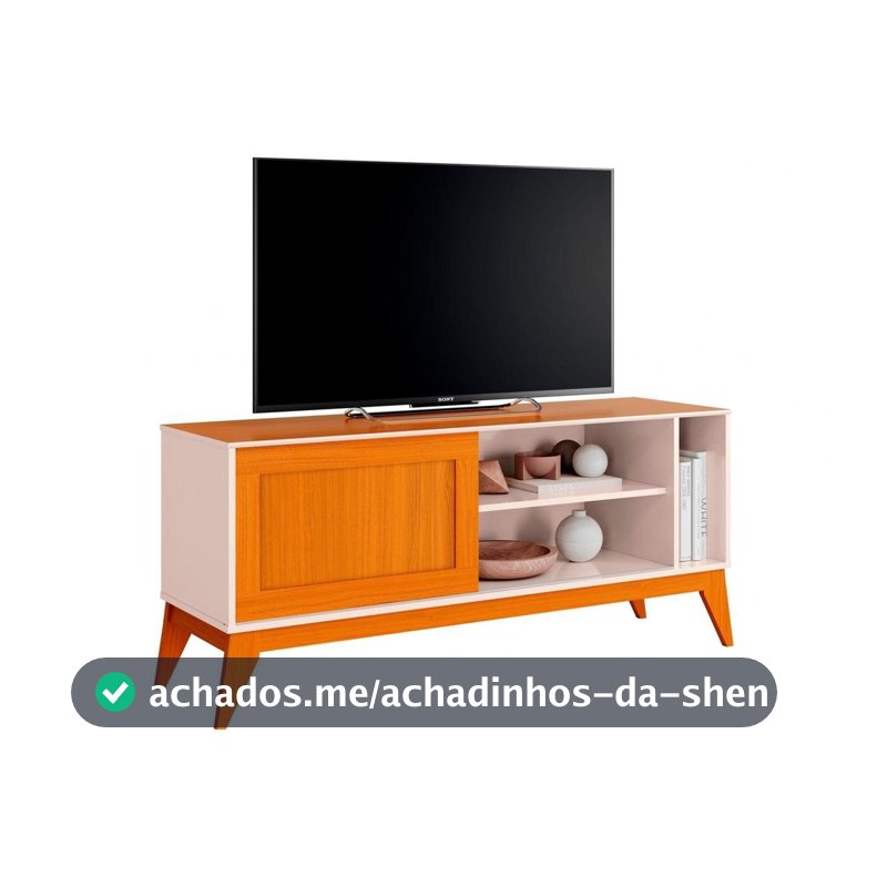 Rack para TV até 50" 1 Porta EDN Móveis Aruba