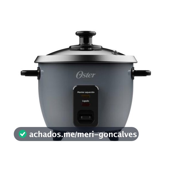 Panela Elétrica de Arroz 0,6L Oster Grafite - Panela de Arroz Elétrica