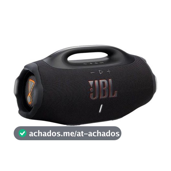 Caixa de Som JBL Boombox 4 Bluetooth Amplificada Portátil à Prova de Água 210W USB-C