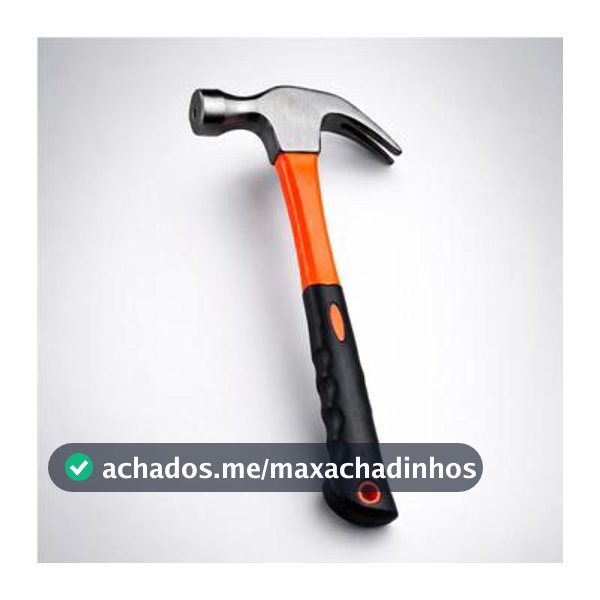 Martelo de Unha Cabeça de Aço para Marcenaria e Obras - Mega prime - Ferramentas Manuais