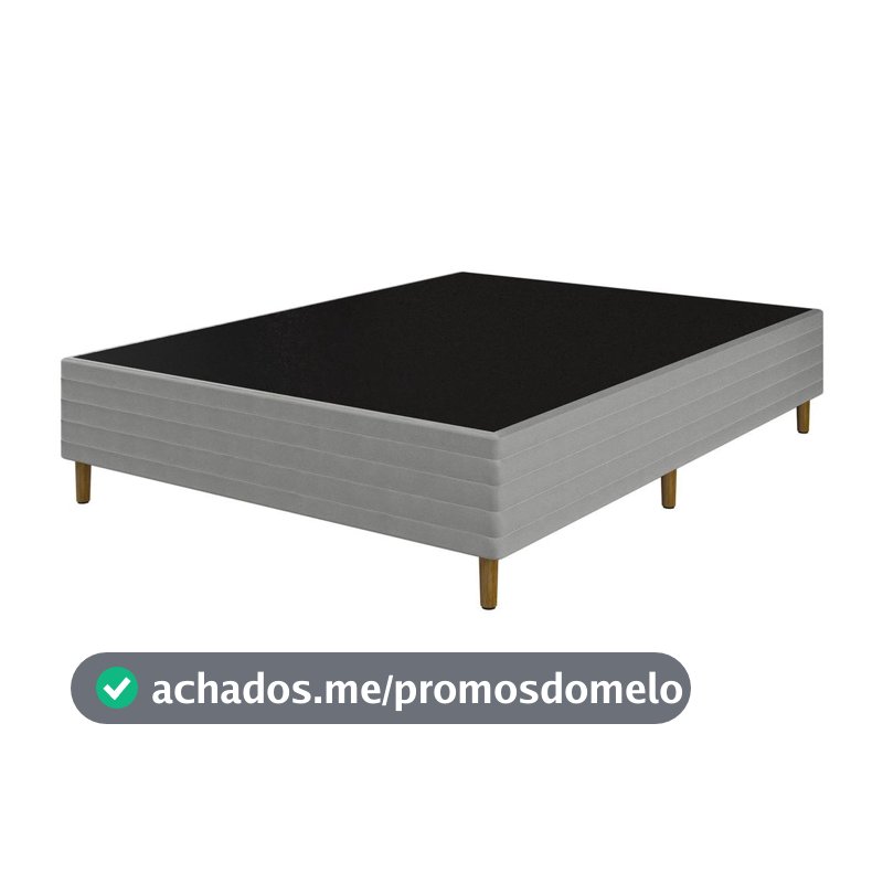 Base Cama Box Casal Umaflex 38x138x188cm New Prada - Base Cama Box Casal - Magazine Sacafarelli