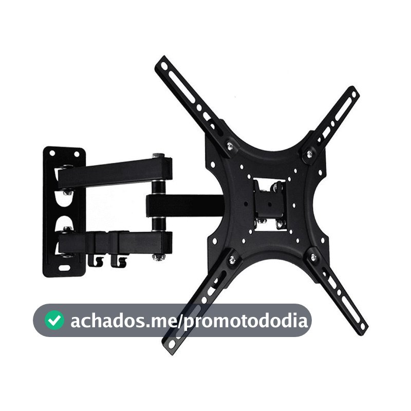 Suporte TV Tri Articulado de Parede - 16" 32" 40" 42" 47" 50" 55"