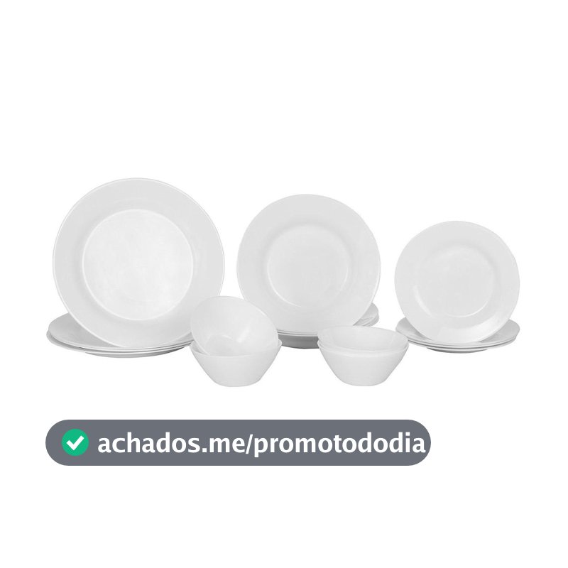 Aparelho de Jantar 16 Peças de Vidro Opaline Menu Duralex