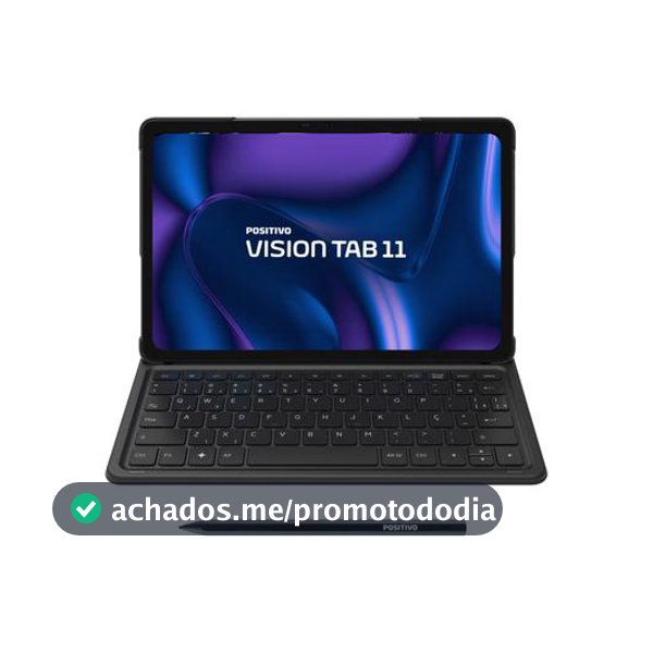 Tablet Positivo Vision Tab com Caneta e Capa com Teclado 4GB RAM 128GB 11" Android 16 UniSOC T606 Octa-Core Wi-Fi 4G