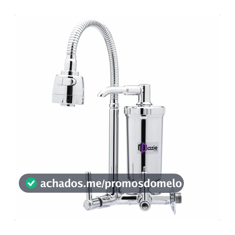 Torneira com Filtro Gourmet Cozinha Parede Dazie Metais