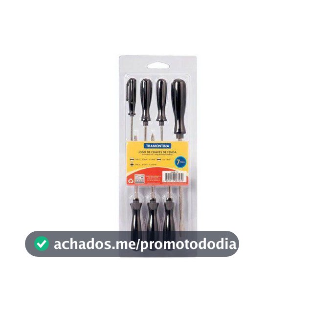 Jogo de Chaves de Fenda 7 Peças Tramontina 43408/115
